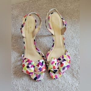 Kate Spade Confetti Heel Sz9